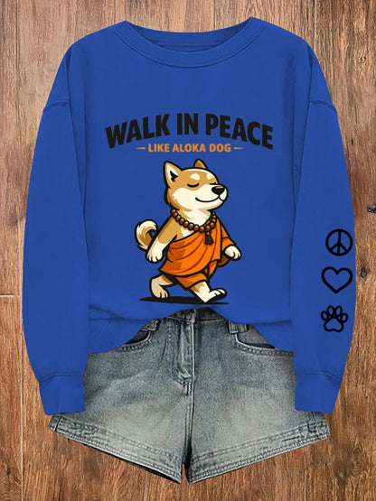 Sudadera Walk For Peace para mujer