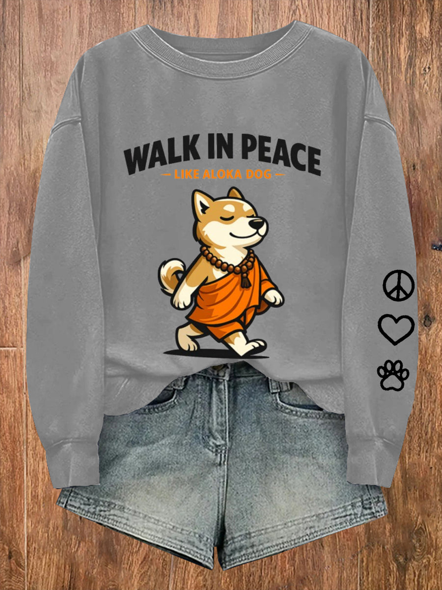 Sudadera Walk For Peace para mujer
