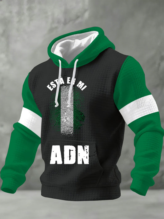 Sudadera con capucha de impresión conmemorativa del día español de Andalucía de los hombres