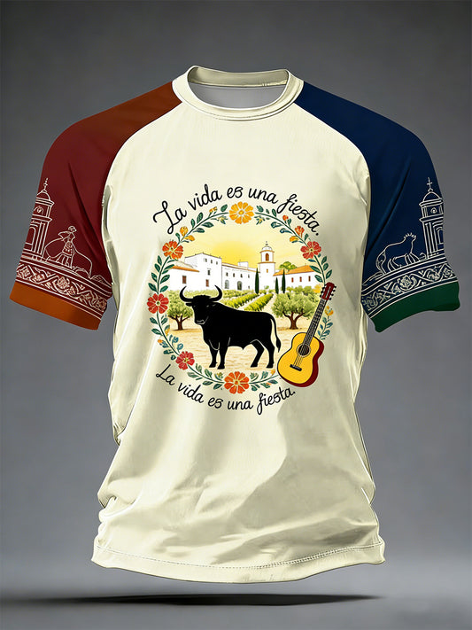 Camiseta conmemorativa del Festival de Andalucía Español para hombre