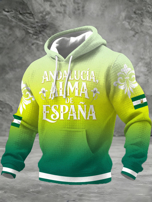 Sudadera Hombre con Estampado de Inspiración Andaluza