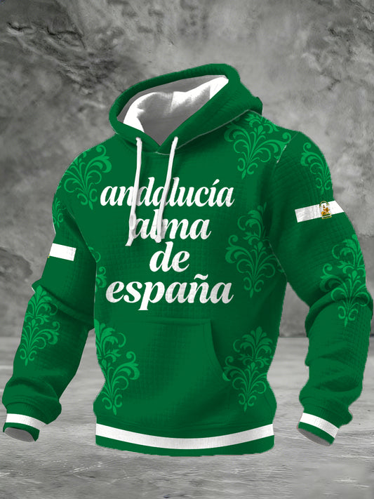Sudadera Hombre con Estampado de Inspiración Andaluza