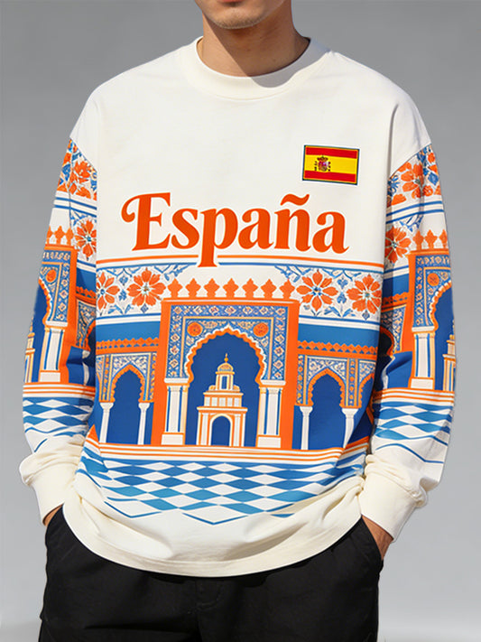 Camiseta de estilo español para hombre
