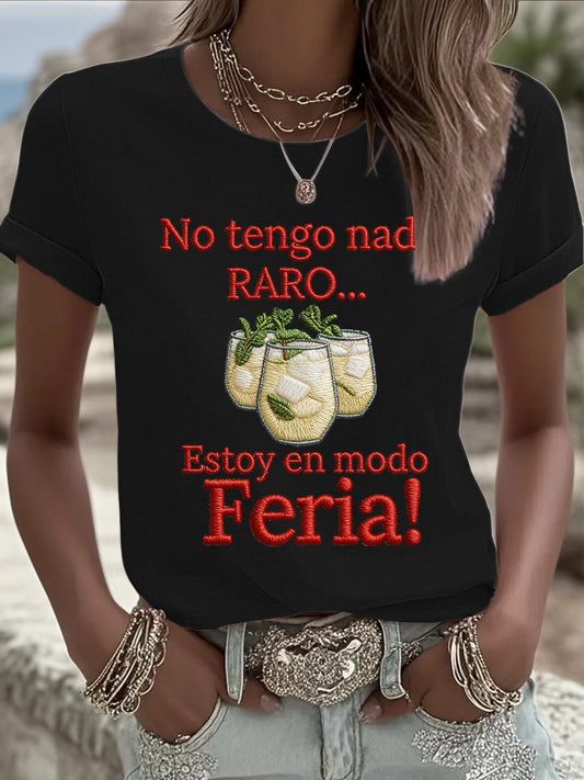 Camiseta de mujer Feria de Abril Art Printed