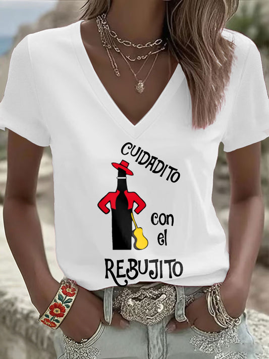 Camiseta de mujer Feria de Abril Art Printed