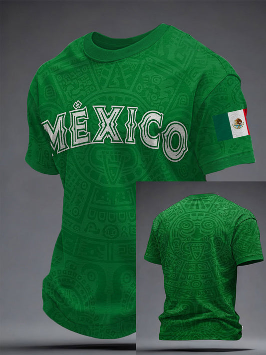 Camiseta estampada para hombre Mexico Baseball Lover
