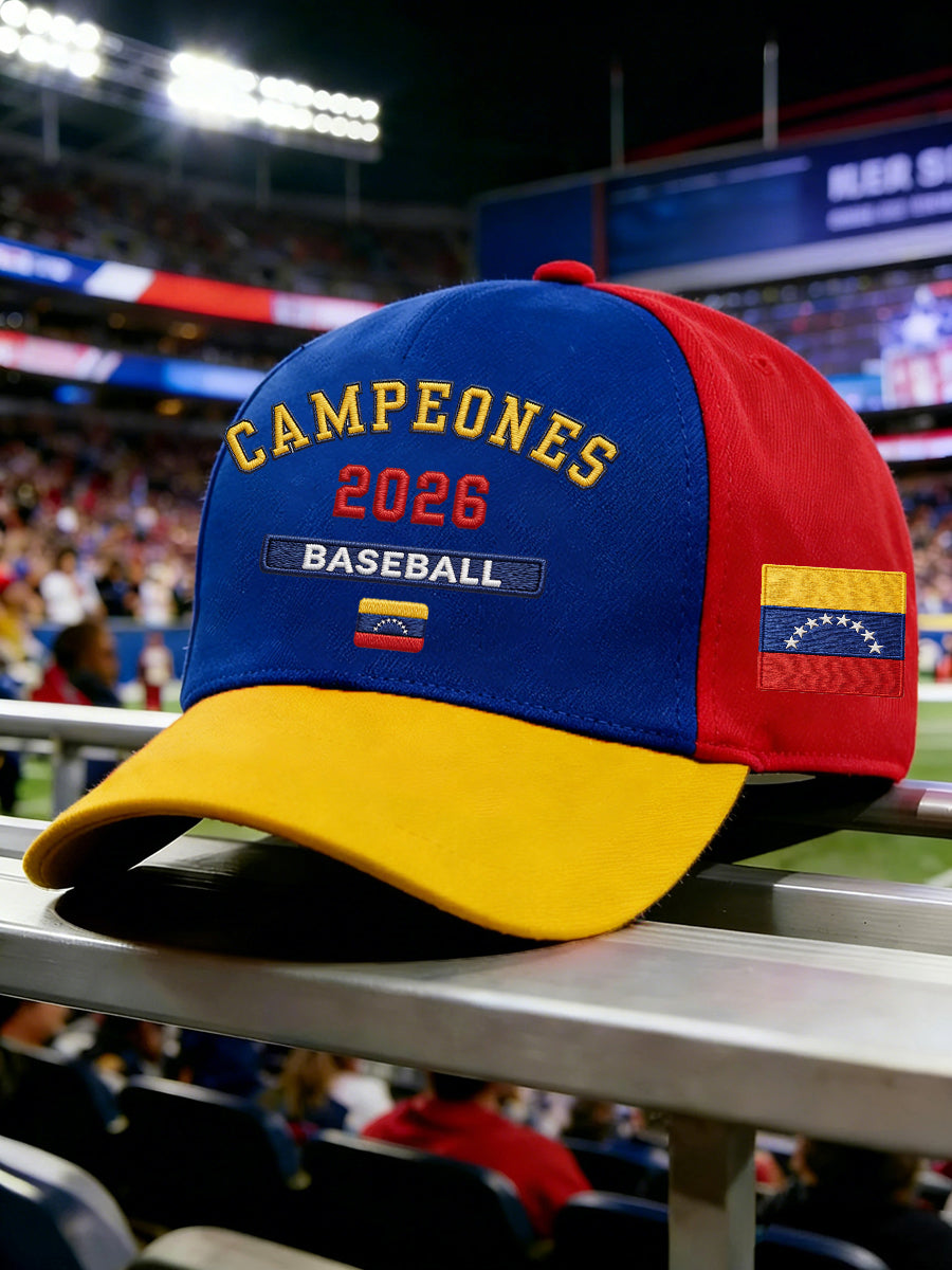 Unisex Celebrate Venezuela Campeones 2026 Print Gorro