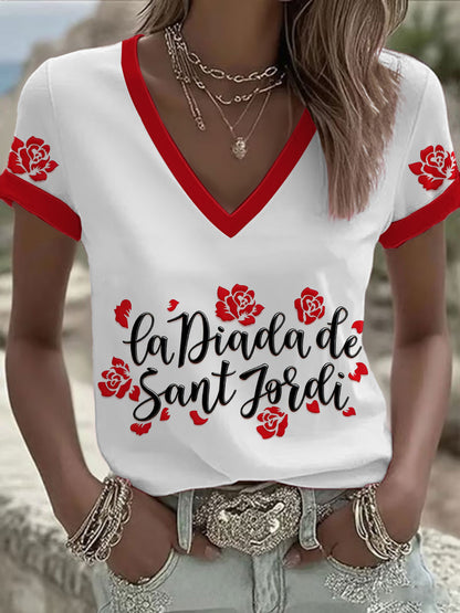 Camiseta del Día de San Jorge para mujer