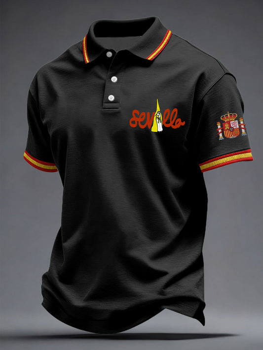 Top España SEMANA SANTA Manga Corta Hombre