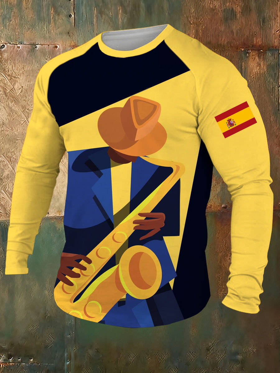 Camiseta impresa conmemorativa española de la Semana Santa de los hombres