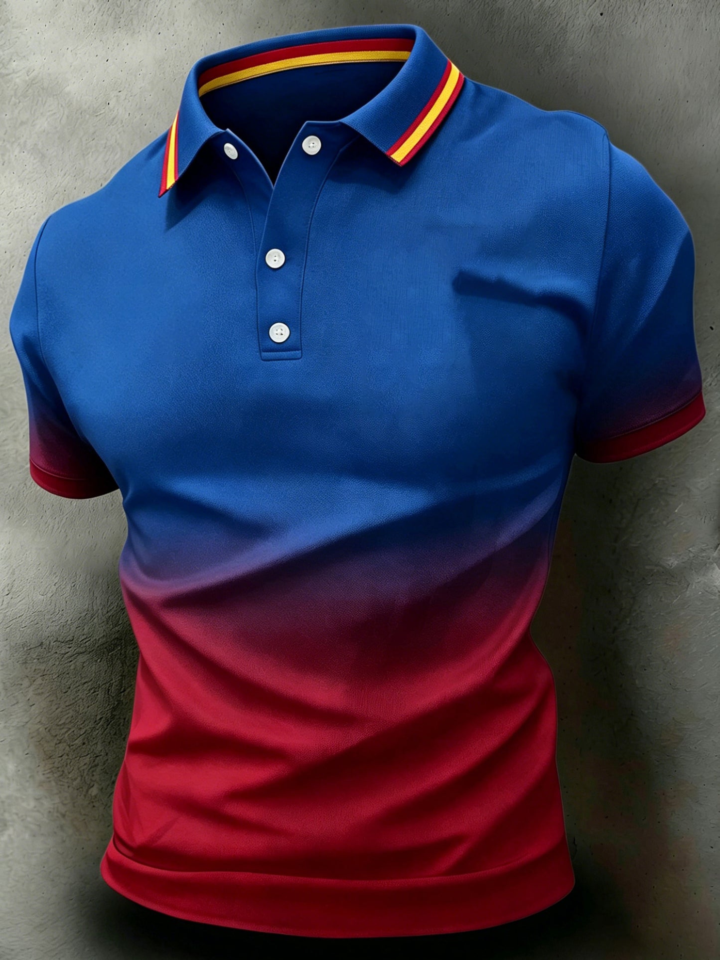 Camiseta con estampado artístico de apoyo al partido de fútbol del Barcelona para hombre