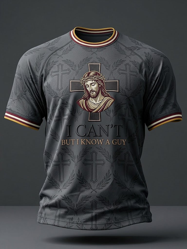 I Can't But I Know A Guy Camiseta para hombre