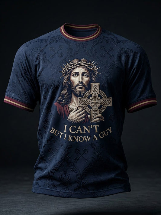 I Can't But I Know A Guy Camiseta para hombre