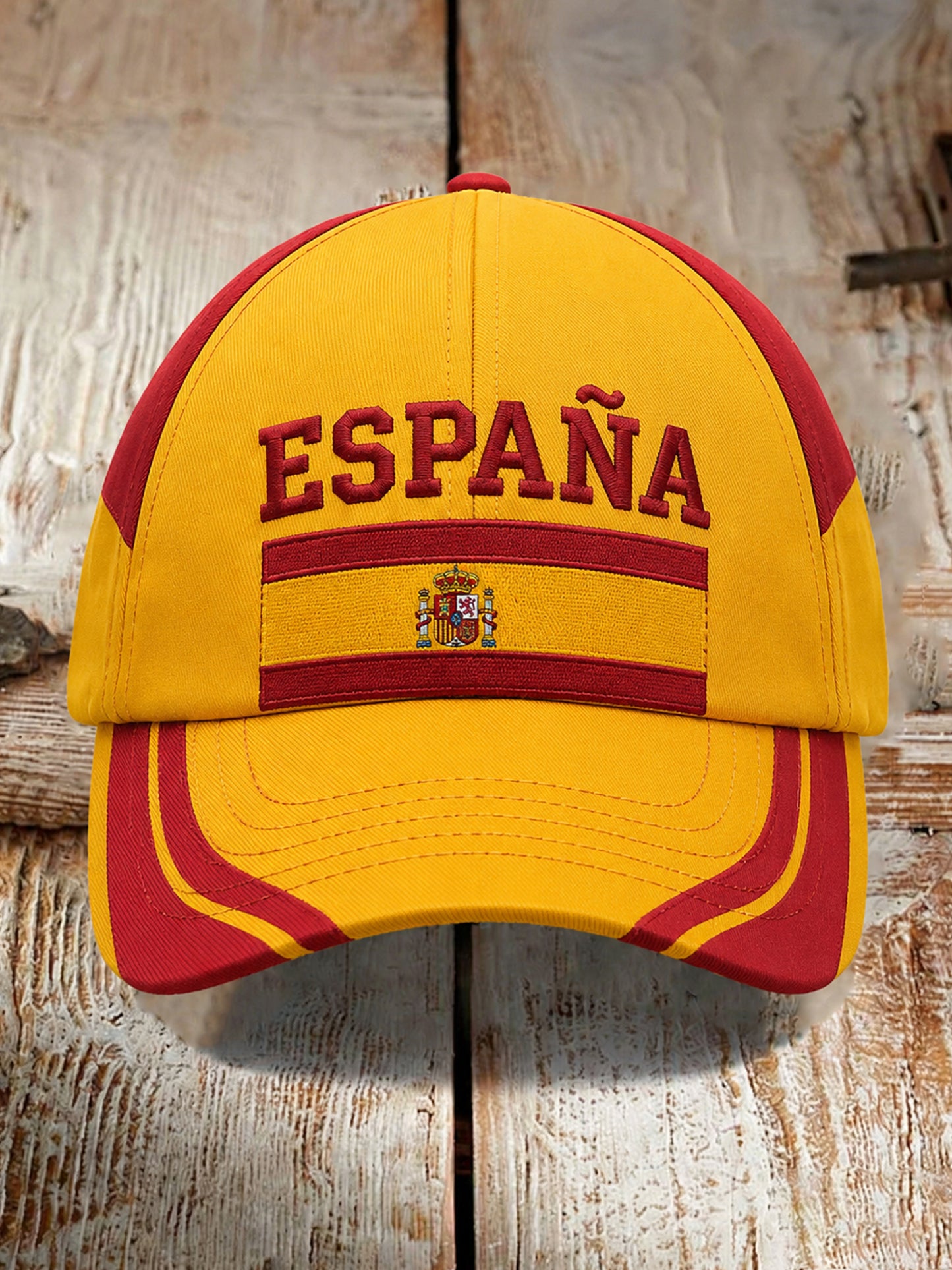 Sombrero unisex del ventilador del partido de fútbol español con la impresión artística