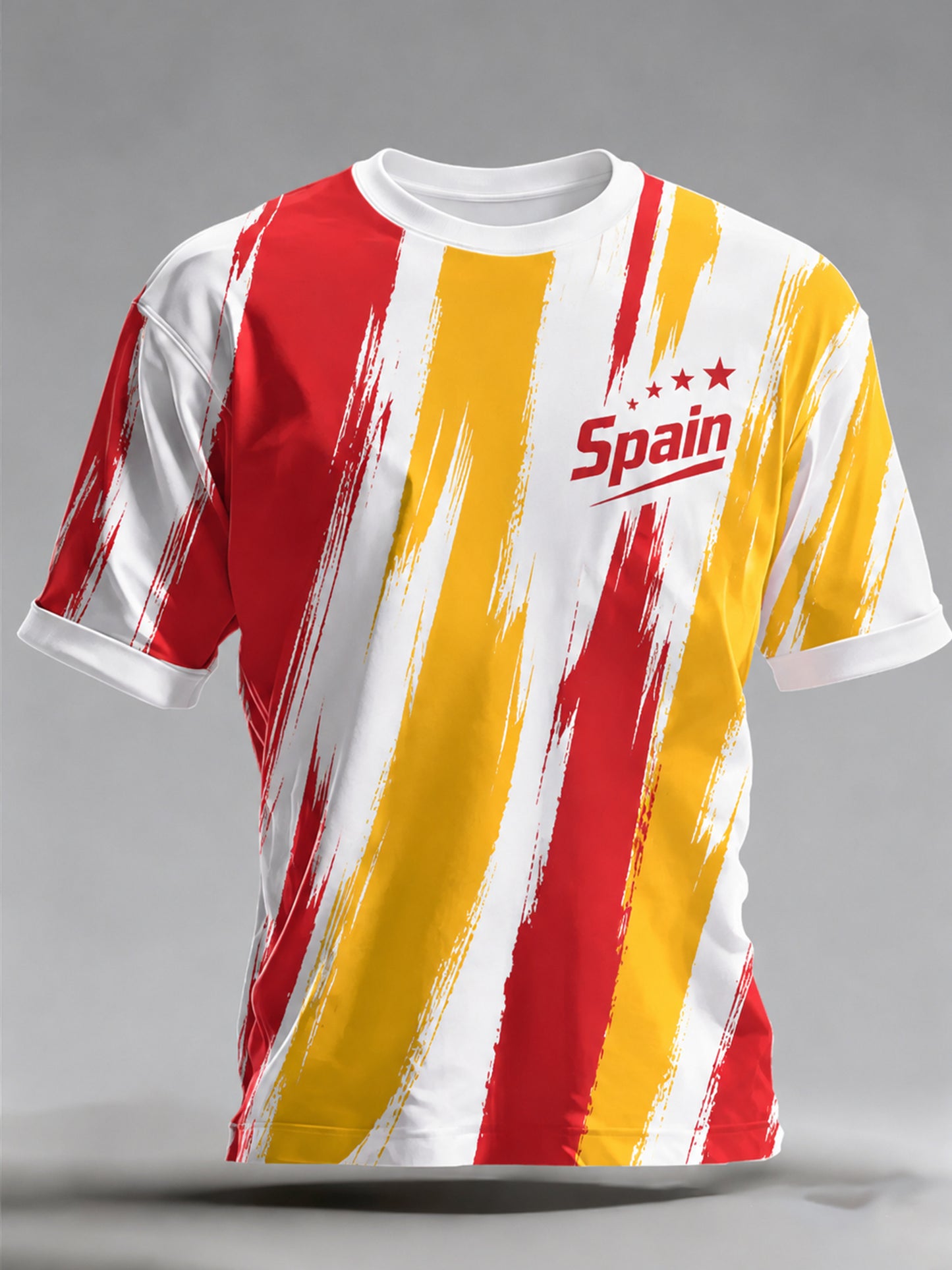 Camiseta con estampado de arte y cultura de los fanáticos del fútbol español para hombre