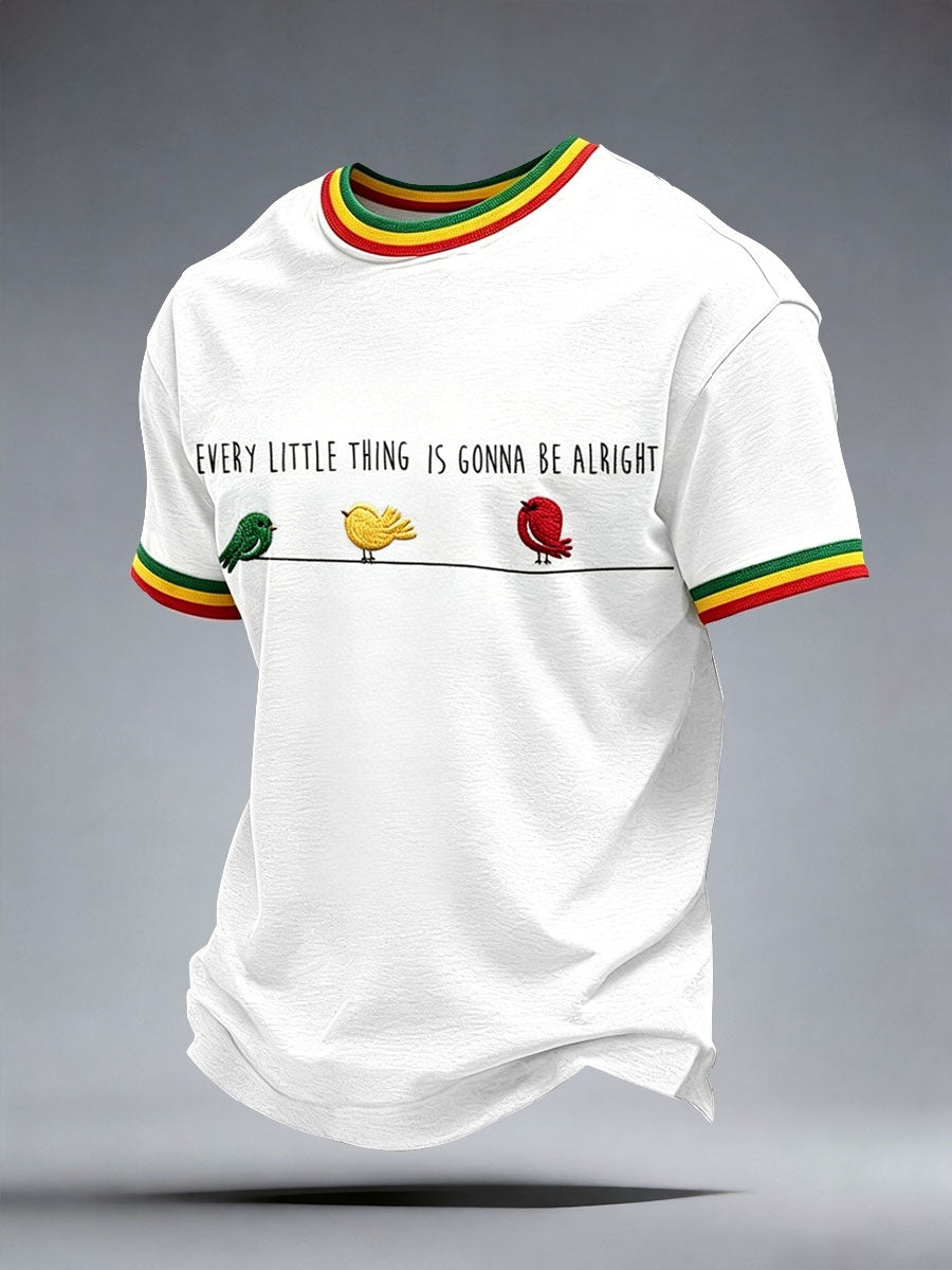 Camiseta de música reggae para hombre
