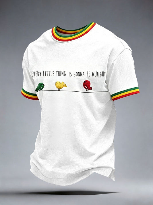 Camiseta de música reggae para hombre