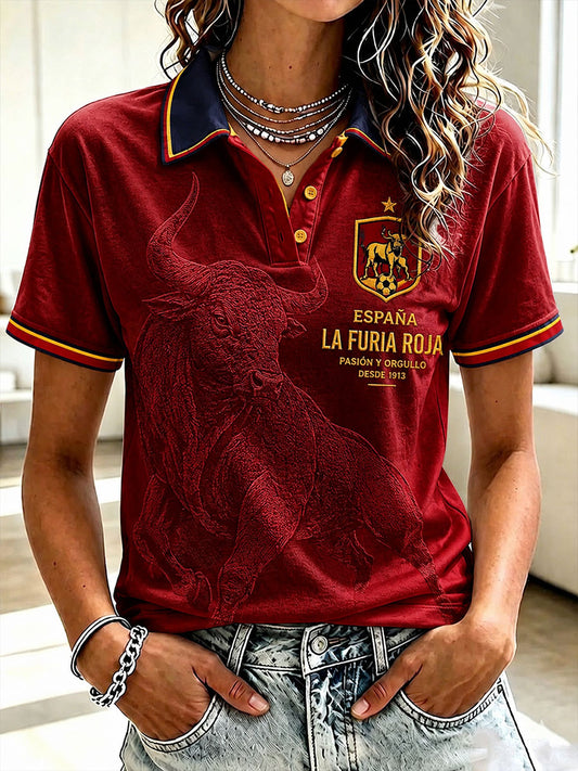 Camiseta de fútbol ESPAÑA para mujer