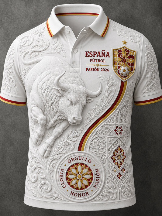 Camiseta de aficionado de fútbol de España 2026 para hombre