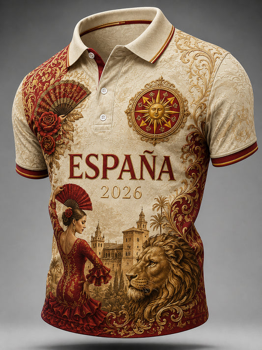Camiseta de aficionado de fútbol de España 2026 para hombre