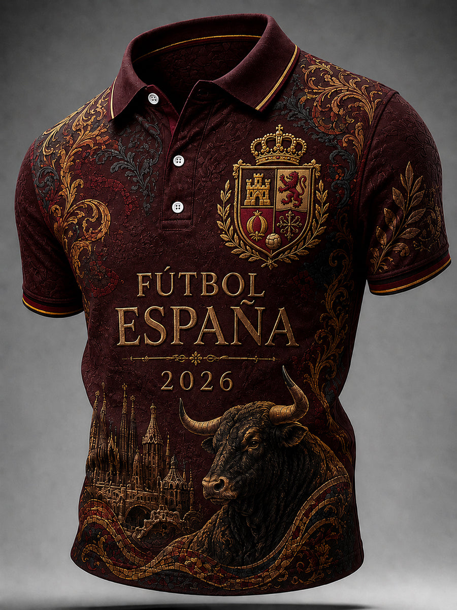 Camiseta de aficionado de fútbol de España 2026 para hombre