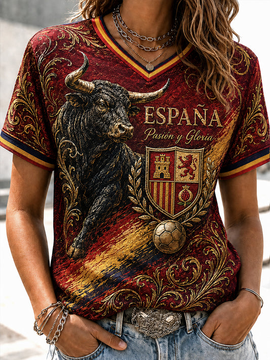 Camiseta de mujer Spain Futbol Fan 2026