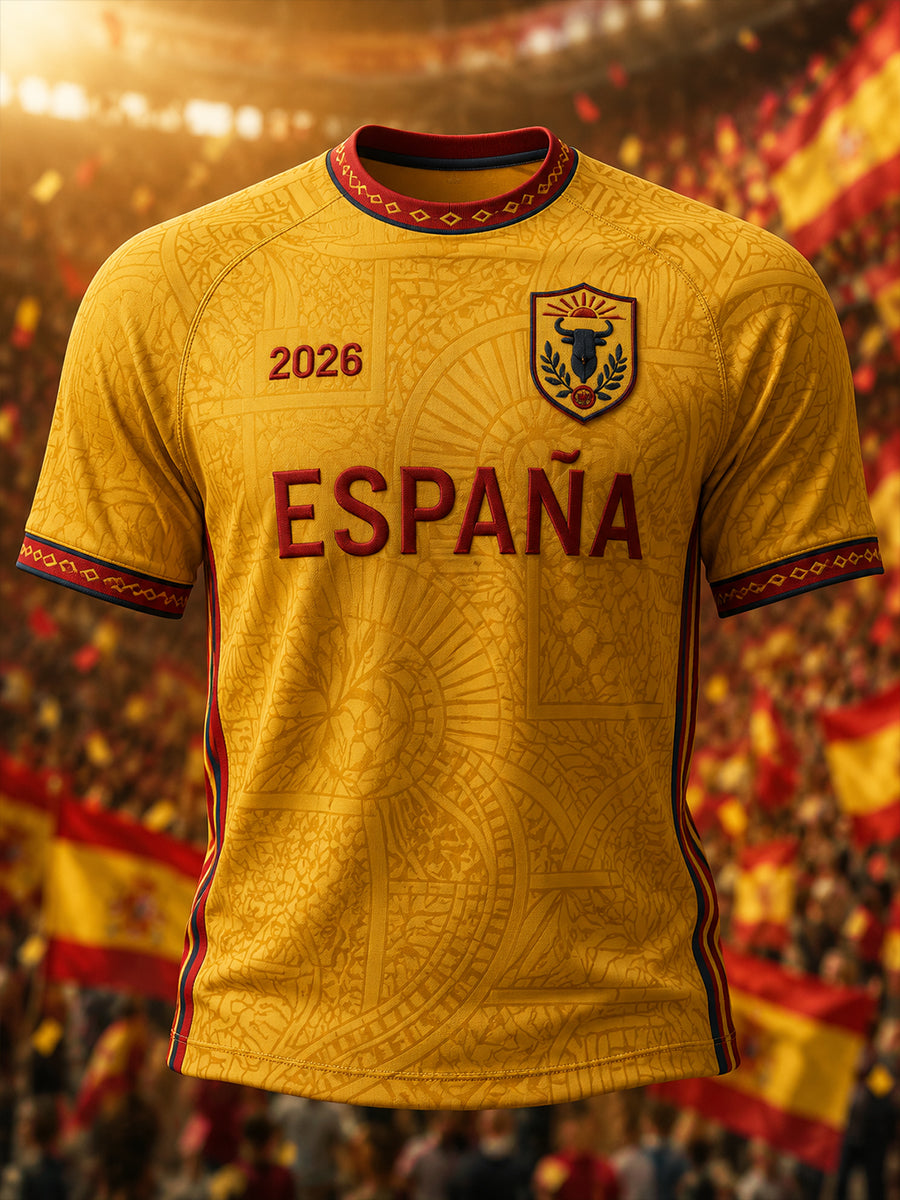 Regalo de los hombres para los aficionados al fútbol imprimir casual camiseta de manga corta