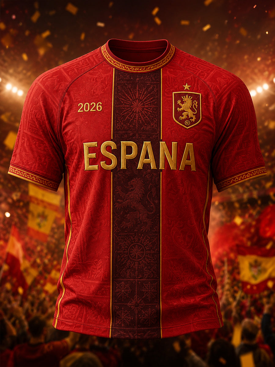 Regalo para hombres aficionados al fútbol: camiseta informal de manga corta con estampado