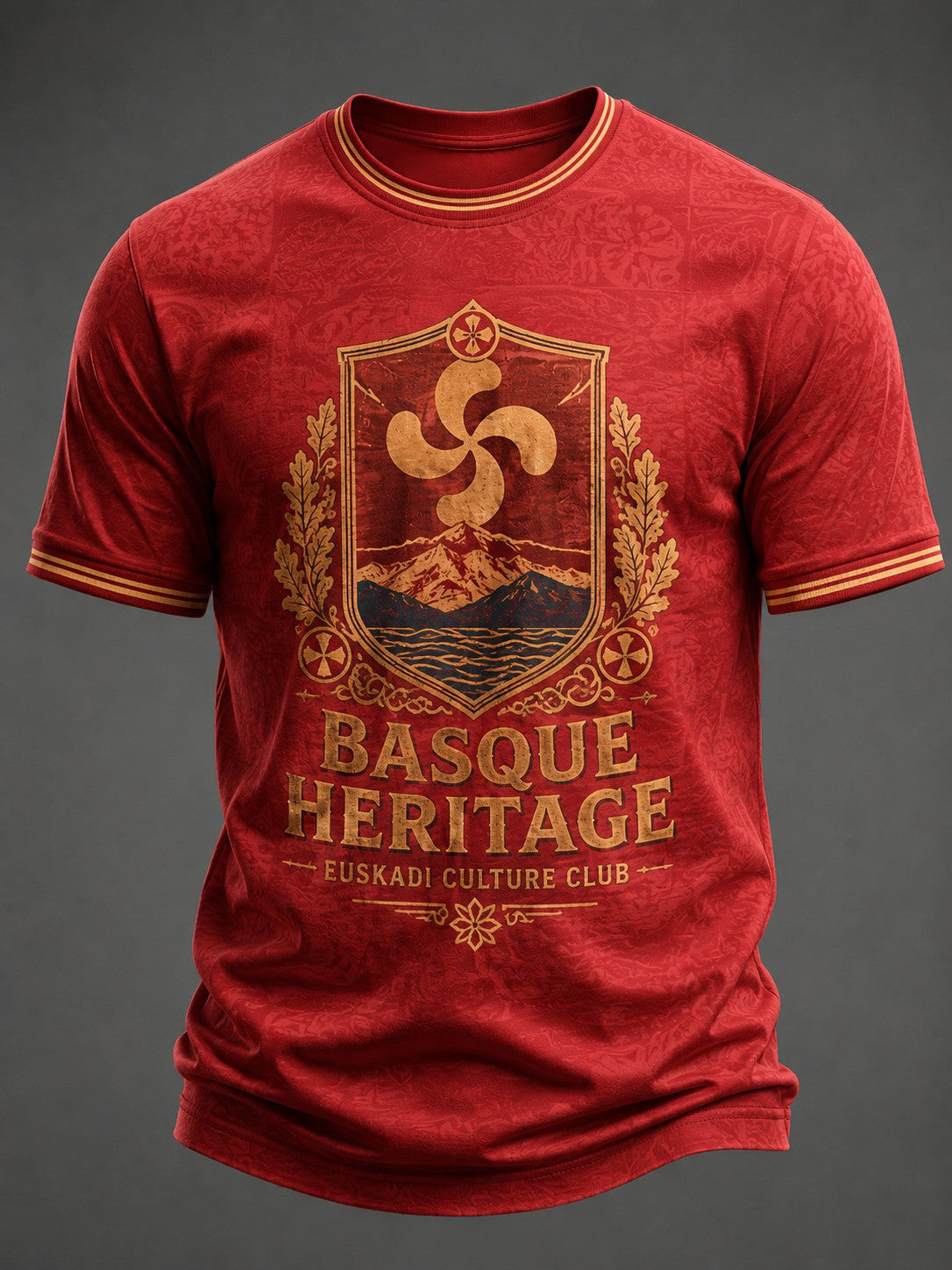 Camiseta estampada para hombre de País Vasco, España
