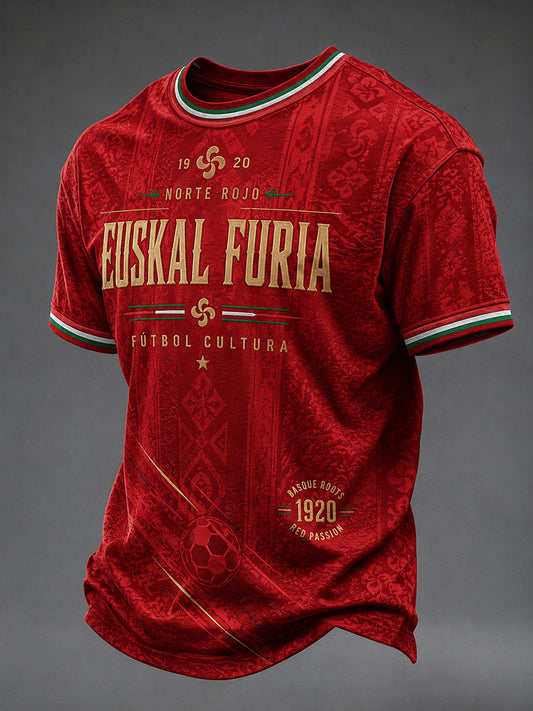 Camiseta de manga corta de fútbol de España para hombre