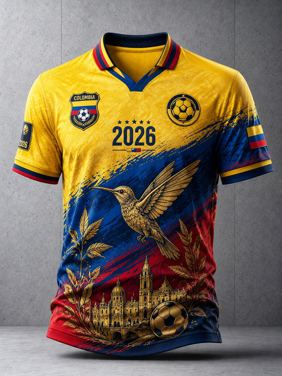Camiseta deportiva Columbia 2026 Classic Soccer para hombre