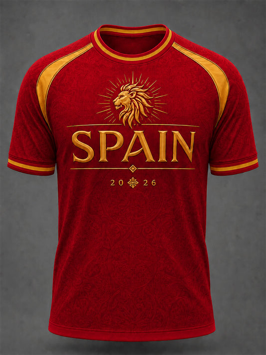 Camiseta casual estampada para hombres, regalo ideal para aficionados al fútbol
