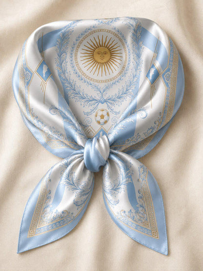 Bandana impresa arte del amante del fútbol de la Argentina del unisex