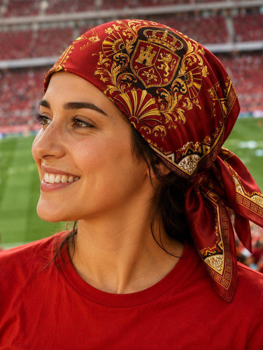 Unisex Spainl Fútbol Amante Arte Impreso Bandana