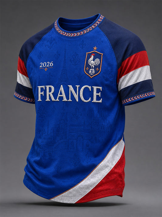 Camiseta casual estampada para hombres, regalo para aficionados al fútbol
