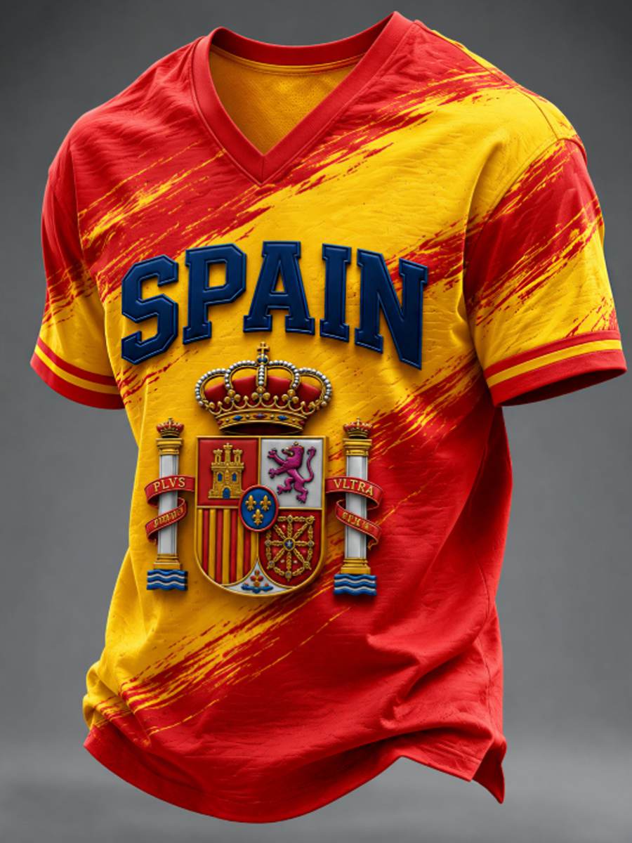 Camiseta de hombre con cuello en V