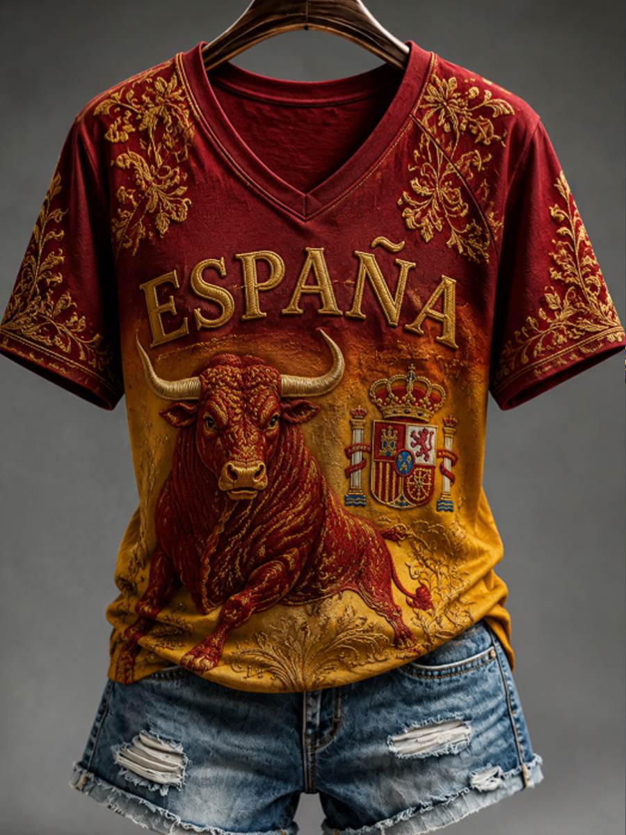 Camiseta de mujer de manga corta