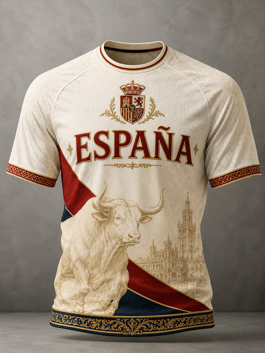Camiseta de manga corta de España para hombre