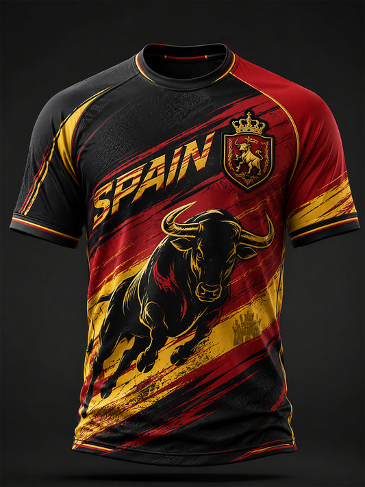 Camiseta de manga corta para hombre de España