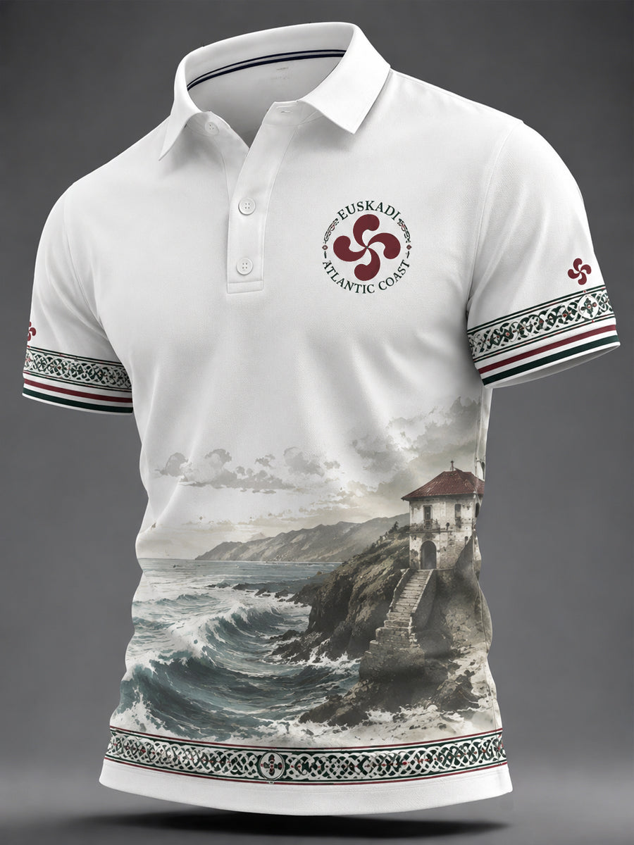 Camiseta informal estampada de Euskadi para hombre
