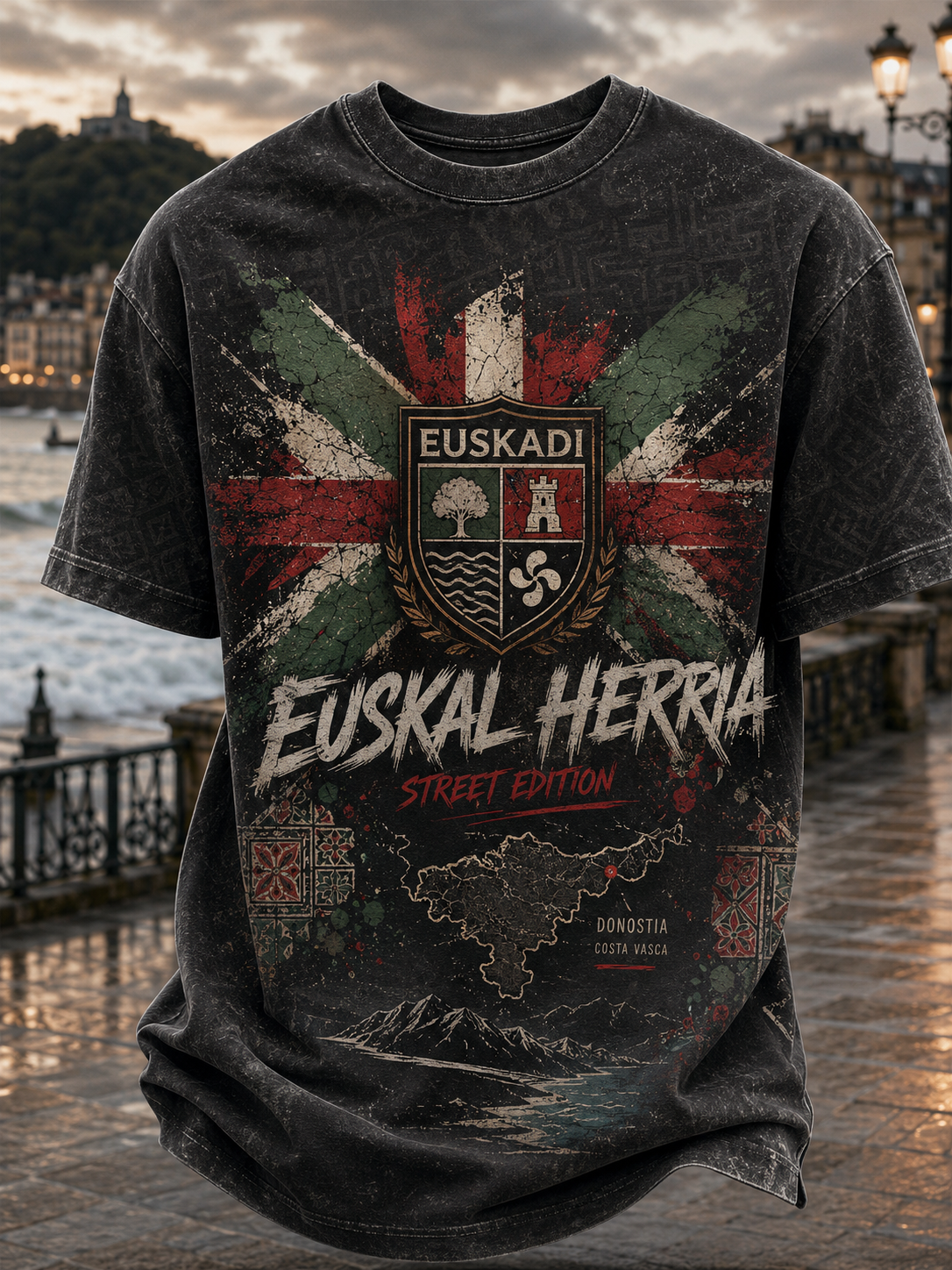 Camiseta de manga corta de País Vasco para hombre