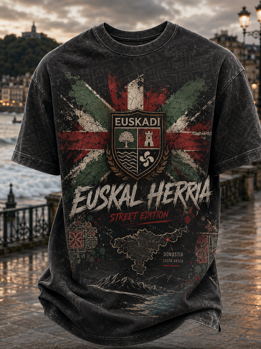 Camiseta de manga corta de País Vasco para hombre