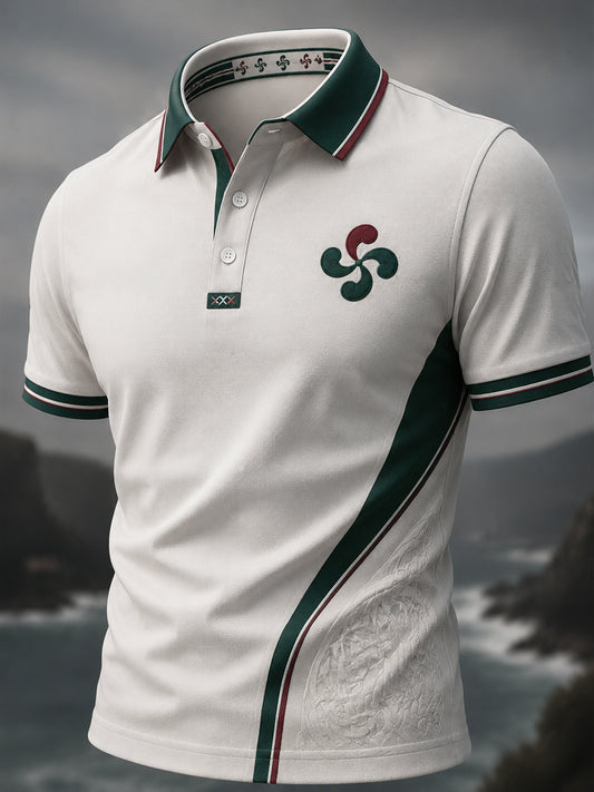 Camiseta informal con estampado del País Vasco para hombre