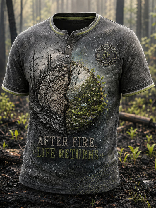 Camiseta de manga corta de European Wildfires para hombre