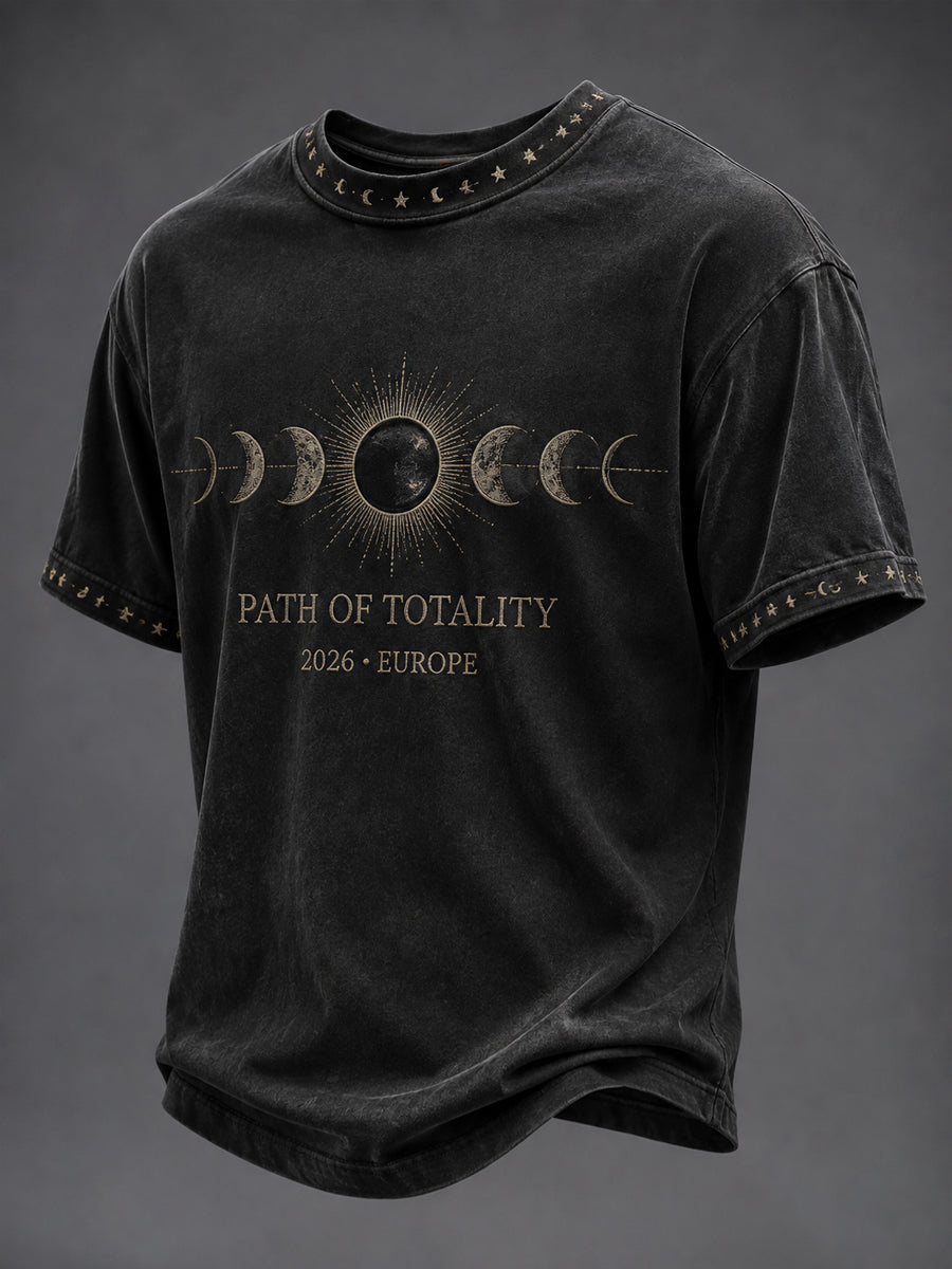 12 de agosto de 2026 Camiseta Eclipse Total para hombre