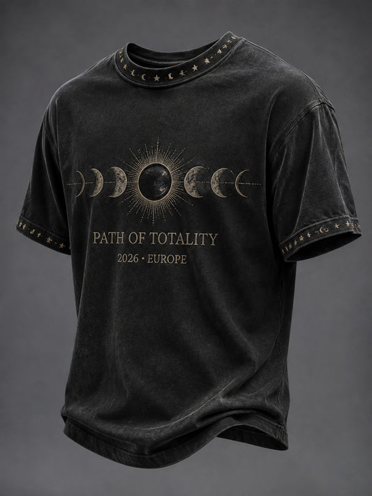 12 de agosto de 2026 Camiseta Eclipse Total para hombre