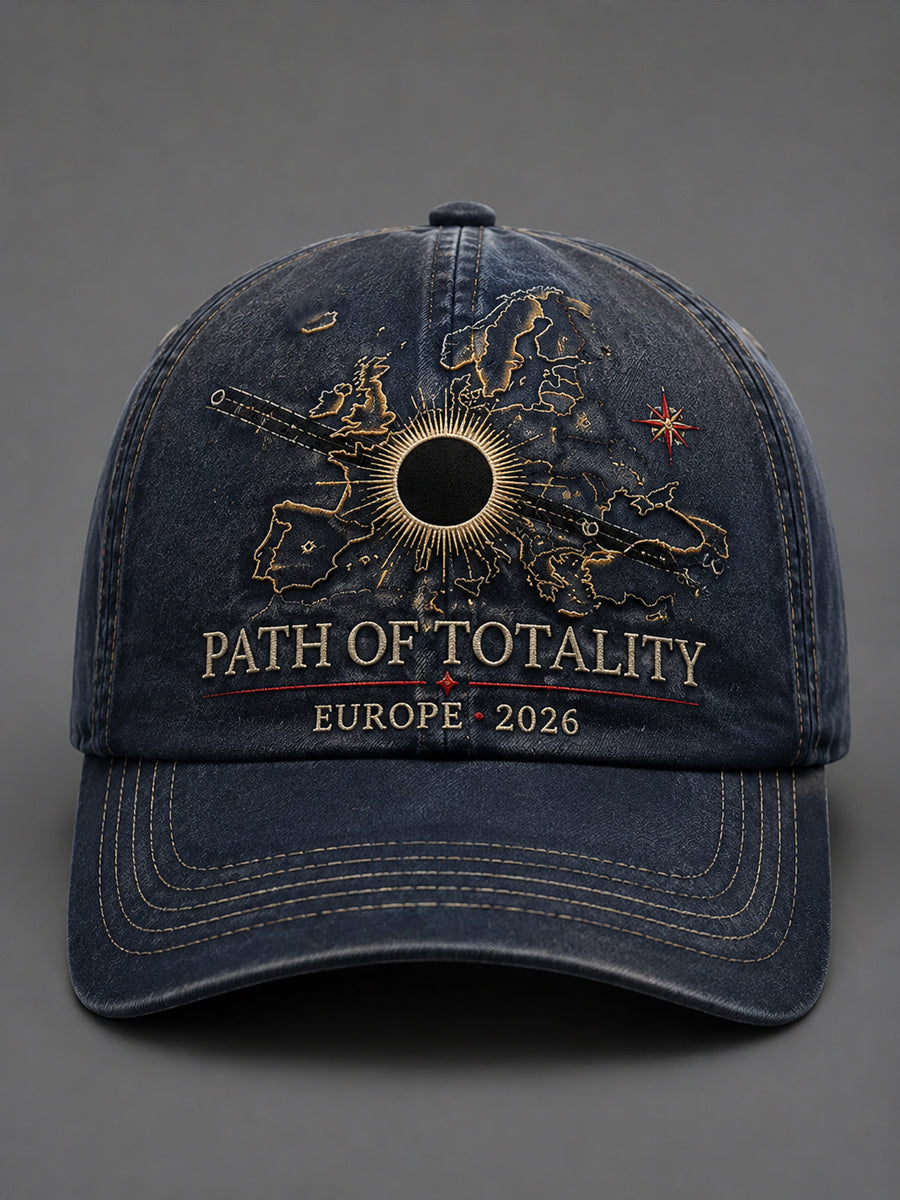 Gorra de béisbol vintage "Once-in-a-Lifetime Solar Eclipse"