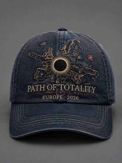 Gorra de béisbol vintage "Once-in-a-Lifetime Solar Eclipse"