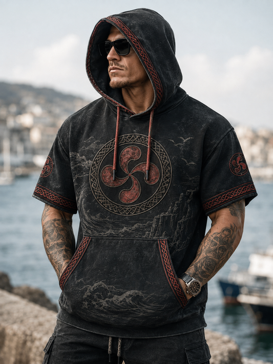 Top casual vasco de estilo vintage