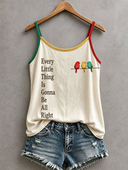 Camiseta de mujer Every Little Thing Is Going Be All Right